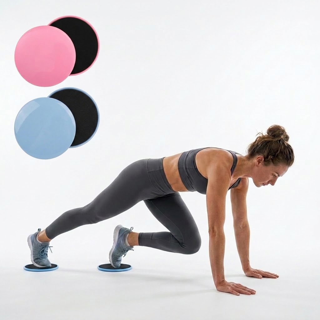 Yoga Fitness Training - 슬라이딩 코어 트레이닝 플레이트 코어 슬라이더