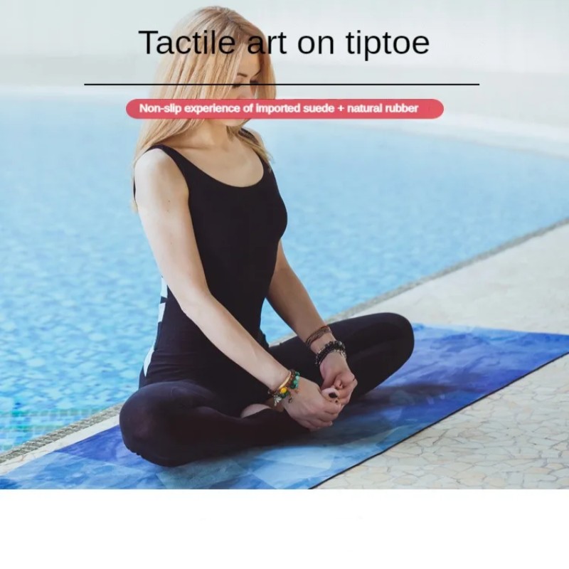Zen Yoga Fitness - Zen Rhyme 천연 고무 스웨이드 요가