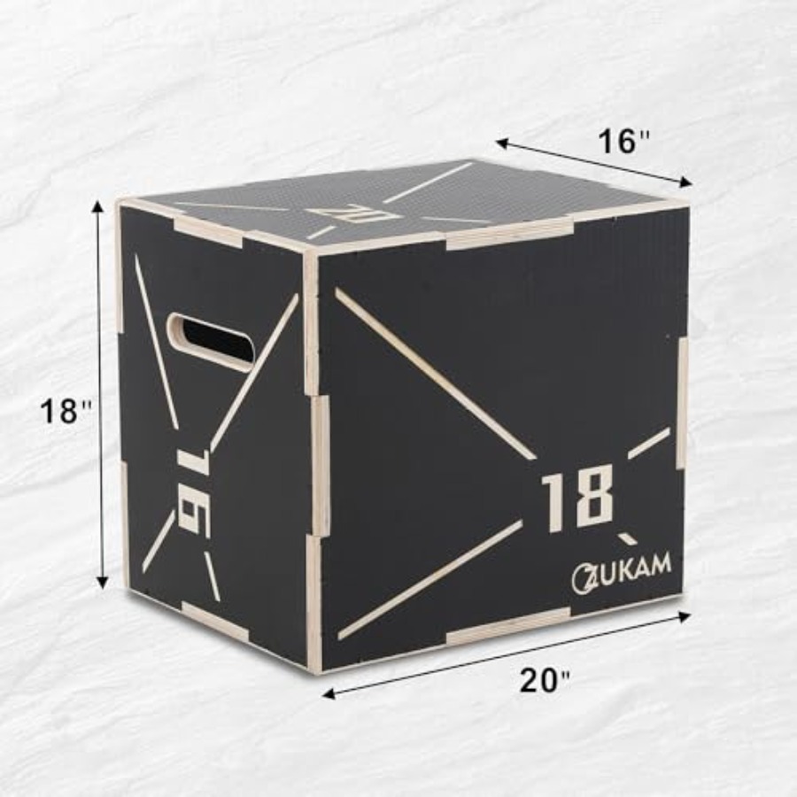 미끄럼 방지 목재 플라이오메트릭 점프 박스 3-in-1 - Plyo Jump Box 리뷰 및 가격