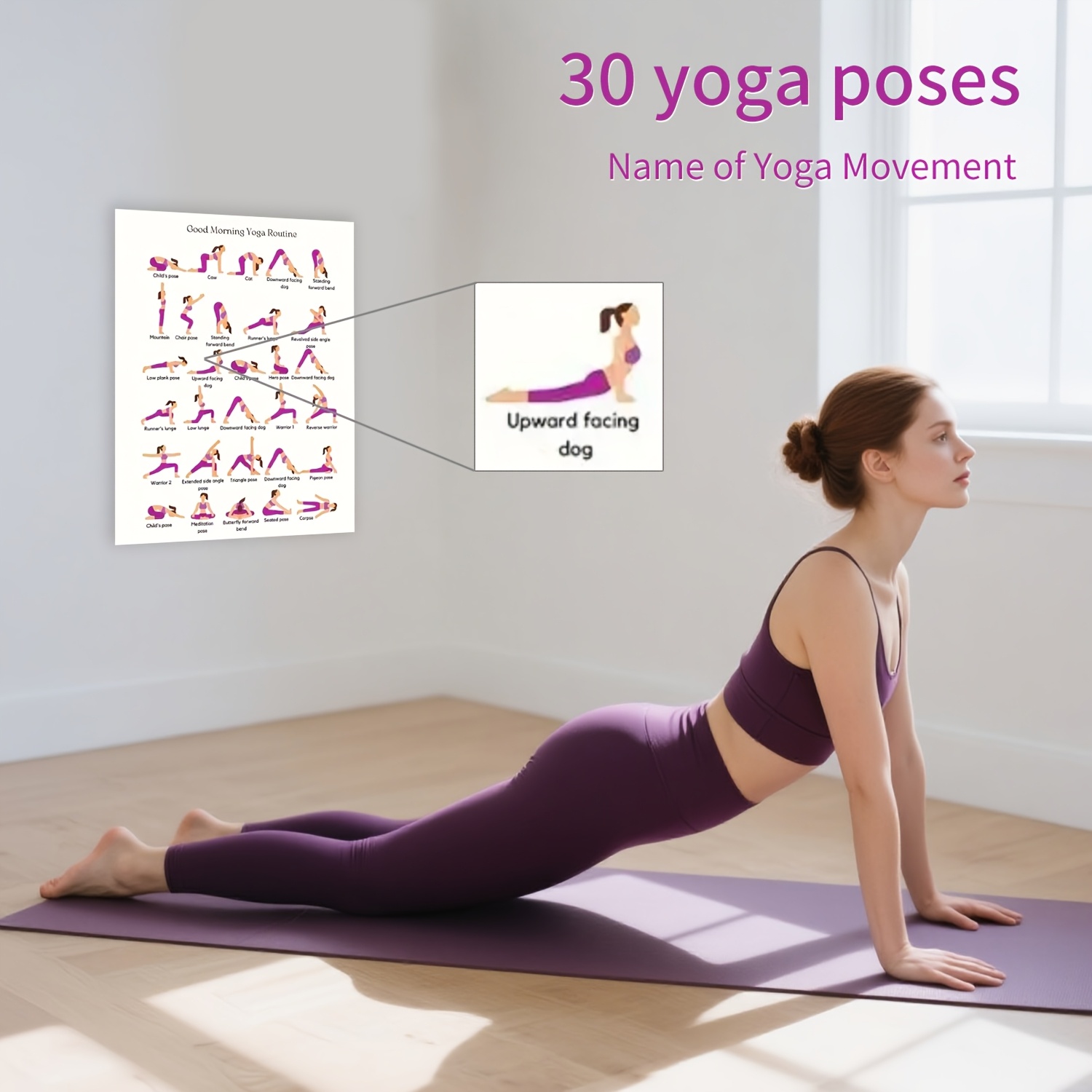 요가 연습 포스터, 실내 장식 벽 예술, 프레임 없는  - Yoga Fitness Wallpaper 리뷰 및 가격