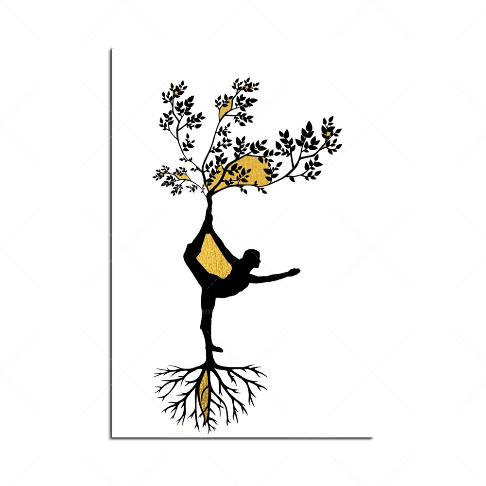 요가 자세 포스터 명상 선(禪) 예술 캔버스 그림 여성 - Zen Yoga Fitness 리뷰 및 가격